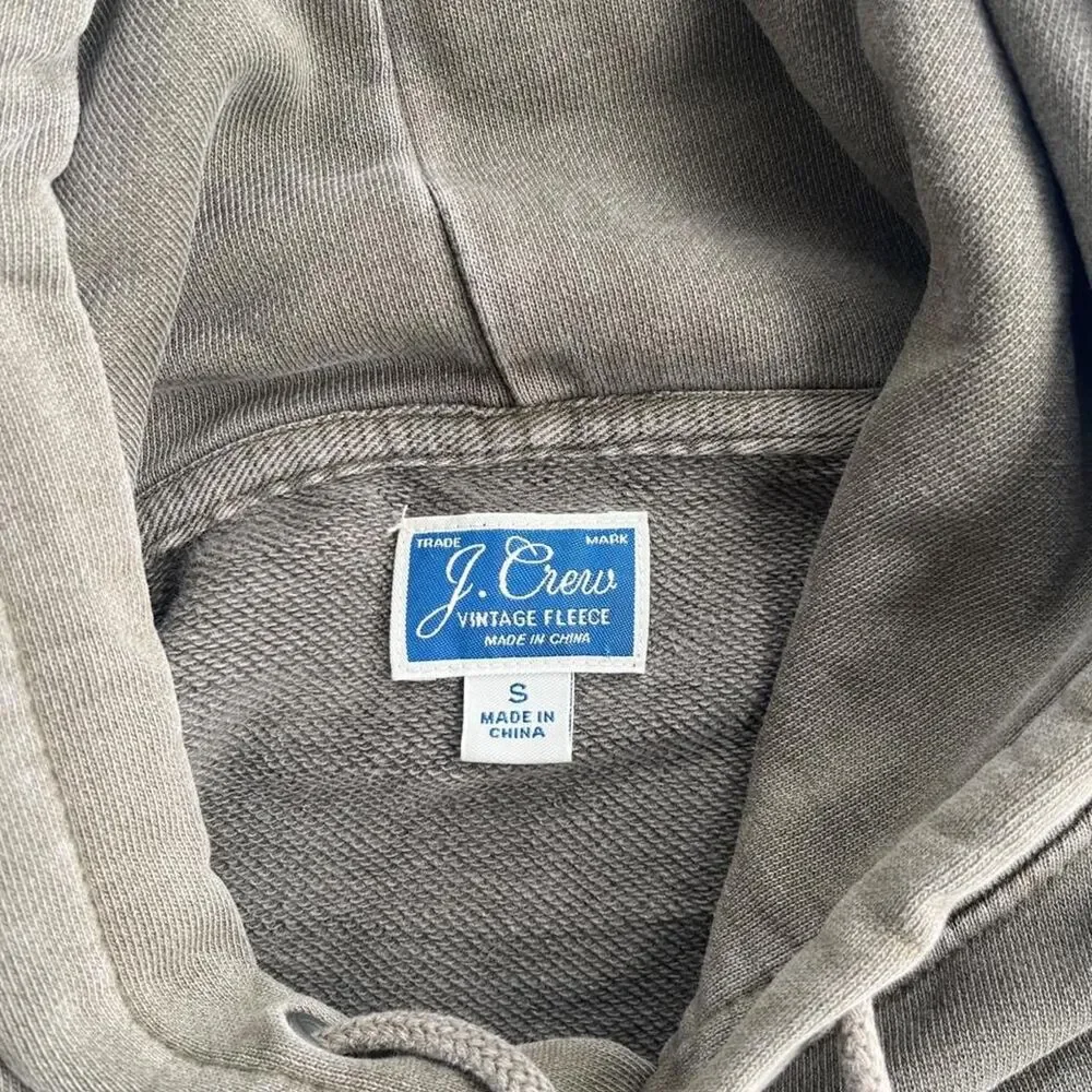 Vintage J. Crew Streetwear Y2K Heavyweight Hoodie Green